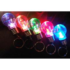 GANTUNGAN KUNCI BOHLAM LAMPU LED BULAT NYALA LIGHT 7 WARNA KERLAP - KERLIP SENSOR TANGAN LUCU UNIK MURAH RESELLER DROPSHIP GROSIR ECER SOUVENIR UNIK KADO MURAH MERIAH PRODUK UNIK CHINA KEREN MENARIK