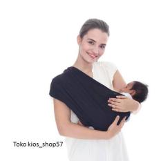GEOS BianS - Banyak posisi - Gendongan kaos Bayi - Hitam