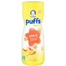 Gerber Graduates Puff PEACH- Biskuit SNACK MAKANAN BAYI Gerber Rasa Peach