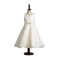 Girls Party Wear Dress Children Upacara Pernikahan Putri Elegan Ulang Tahun Gaun Remaja Prom Gaun