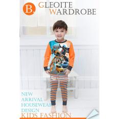 Gleoite Wardrobe Piyama Tobot Abu Orange