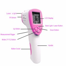 Goddeos Termometer Bayi Digital Thermometer Baby Infrared - Pink