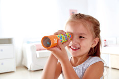 Hape Anak Retro Edukatif Kaca Pembesar Kaleidoskop Mainan