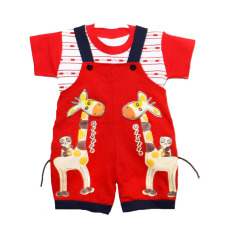 Hayami Baju Kodok Bayi Jerapah-Merah