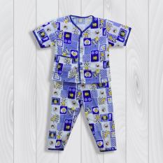 Hayami Baju Piyama Bayi Sapi Buncit Biru