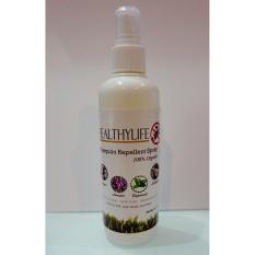 Healthylife mosquito repellent spray obat nyamuk semprot 100% organic lomongrass, lavender, peppermint, cajuput aromatherapy 250ml