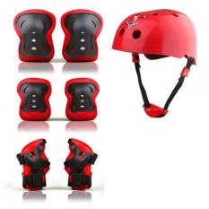 Helm Pengaman Skuter Dan Pengaman Sepatu Roda Anak Dewasa 6 - 16 Tahun New