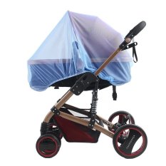 Kualitas Tinggi Khusus Kereta Dorong Bayi Kelambu Bayi Meningkatkan Enkripsi Universal Mobil Penuh Menutupi Setengah Jala Penjaga Biru