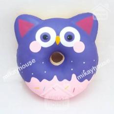 Hitz - Squishy Jumbo Animal Donut Owl Burung Hantu