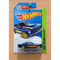 Hot Wheels '65 Mustang 2+2 Fastback Blue 2015 #242/250 - 3D35bd - Original Asli