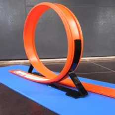 Hot Wheels LOOP SET - (Track + Dudukan Akrilik) /VAGANZA.