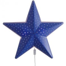 IKEA Smila Stjarna - Lampu Dinding Lampu Tidur Kamar Anak Motif Bintang – Biru