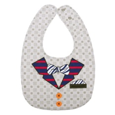 Infant Babies and Kids Supplies Double-sided Pinafore Bib Waterproof Towel - intl