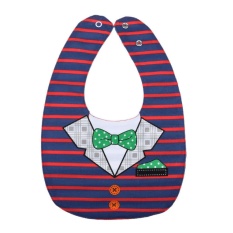 Bayi Bayi dan Anak-anak Supplies Double-sided Pinafore Bib Handuk Tahan Air-Intl