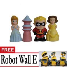 Infinity Figure Dash ,Pagoda Dan Putri +Gratis Robot Wall E