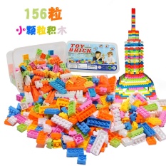 Intelektual, perakitan, mainan, batu bata, Grain, penyimpanan, kotak, dari, Blok, kecil, partikel, dari, puzzle, C-Intl