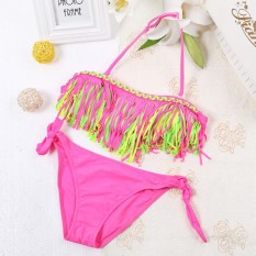 ISM Tersedia Aksesoris Bayi Dekorasi Seksi Balita Bayi Perempuan Children Baju Renang Bikini Set Baju Renang Mandi Setelan pakaian Renang-Internasional