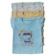 Jelova Angela 4pcs Kaos Oblong Baby Bayi Unisex 1-2 Years Bears - MixColour