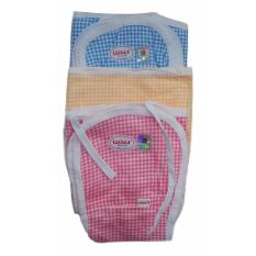 Jelova Angela Selusin Popok Baby Bayi Usagi Square Premium Quality - SNI Standart - 12pcs - Mixcolour