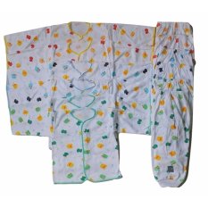 Jelova Agela Setelan Baju Panjang Piyama Baby Bayi 0-6 Months - PBK