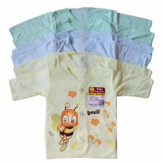 Jelova Angela Setengah lusin Baju Atasan Panjang Tara Baby Bayi Motif Bee SNI Standart - Mixcolour