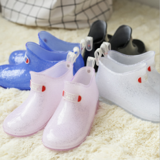 Jepang atau Korea Selatan Transparan Anak Baru Di Sepatu Bot
