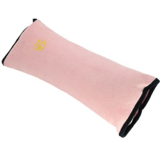 Sajak Anak Pengaman Mobil Tali Bahu Baju Zirah Bantal Sabuk Pengaman Pad Bantal (berwarna Merah Muda)-International