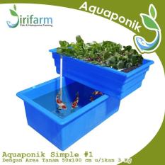 Jirifarm Paket Akuaponik Simpel#1 Include Bibit Ikan Nila Dan Sayur