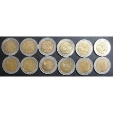 Uang kuno Koin Set Tahun Lengkap 1000 Sawit Isi 6 Keping.Lengkap