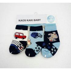 Kaos kaki baby motif size 0-12 bln