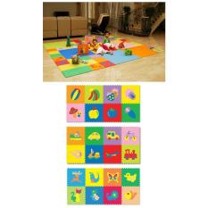 Karpet anak puzzle evamat motif gambar