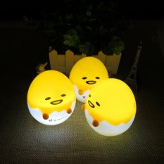 Kawaii Mini Japan Anime Harajuku Gudetama Lazy Egg 8CM Mini Lamp Cute Small Night Light Figure Kid Gifts - intl