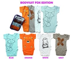 Kazel Bodysuit Fox Edition / Baju Bayi s.d Batita / (0 - 2 yr)
