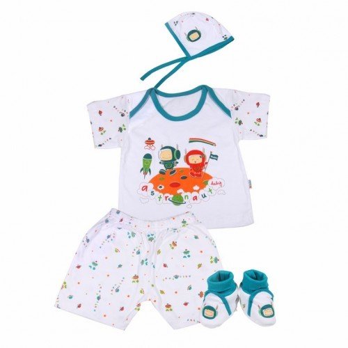 Harga preferensial Kiddy Baby Gift Set Astronot 11146 - Perlengkapan Pakaian Bayi - Biru beli sekarang - Hanya Rp49.075