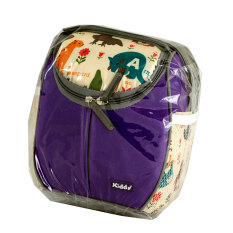 Kiddy Lunch Bag Motif Hewan Ungu - Tas Tahan Panas Atau Dingin