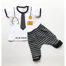 Klik Mds Baju Anak Setelan Atasan dan Celana Motif Karakter Dokter / Mom's Doctor