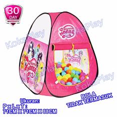 KokaPlay Triangle Mini Tent Mainan Anak Tenda Camping Indoor Segitiga Karakter My Beautiful Little Horse - Pink