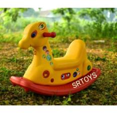 Kuda kudaan plastik ayunan goyang mainan rocking horse