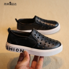 Sepatu Kulit Kacang Kulit Anak Laki-laki Sepatu Pijakan Empuk Yang