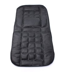 Leather Back Support Front Seat Cover Cushion Chair Massage For CarTaxi Protect
