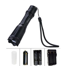 LED Handheld Flashlight , TFSeven 700 Lumens Zoomable XM-L2 LED Flashlight 5 Modes Bright Focus Adjustable Lighting Lamp Flashlight Torch for Camping, Hiking, Outdoor & Indoor Activities (Combo)