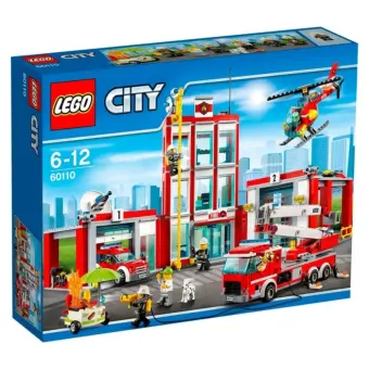Lego City Fire Station 60110 Membeli Jualan Online Set Mainan