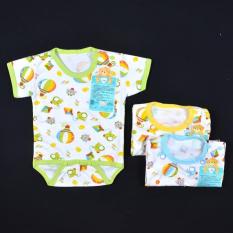 LIBBY Baju Kodok Segitiga / Jumper Bayi/Baby Motif (0-3M)