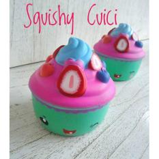 Licensed By Chebe Cup Cake Ice Cream Squishy