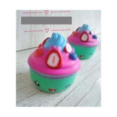 Licensed By Chebe Cup Cake Ice Cream Squishy