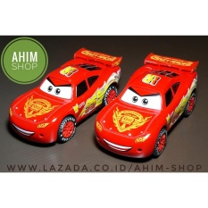 Lightning McQueen Metal Car 1:24 Mainan Anak Mobil Diecast Pull Back Action - 2pcs