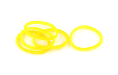 LOOM BANDS ISI 300PCS NEON ORANGE KARET REFIL NON TOXIC RAINBOW LOOM KARET REFILL rainbow loo