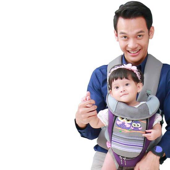 Lynx Gendongan Bayi Dialogue Ransel Dua Posisi Owl Series DGG 4234 - Ungu