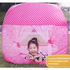 Lynx Tenda Bermain Anak Play Tent Foldable Pop Up House Balls Pool For Kids Indoor and Outdoor - Sweet Pink