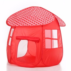 Lynx Tenda Rumah Bermain Anak Pop Up House Tent Foldable Balls Pool For Kids Indoor and Outdoor - Mushroom